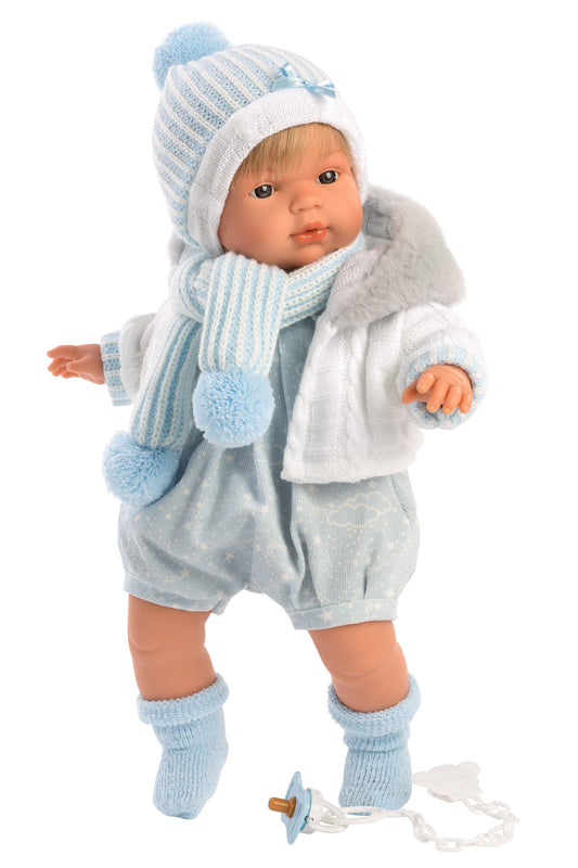 38567 Sacha Crying  Baby Boy Doll